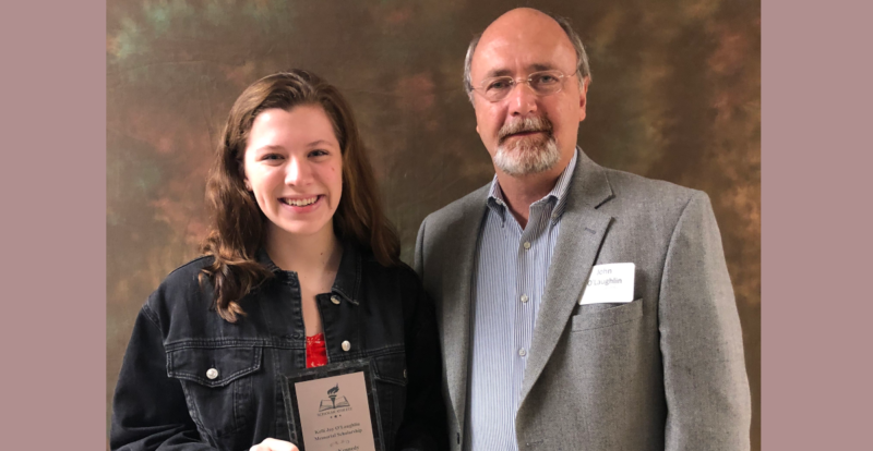 Announcing KJO Memorial Scholar from Hinsdale Central, Grace Kennedy