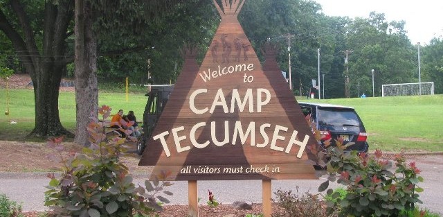 DEDICATION OF CABIN AT CAMP TECUMSEH