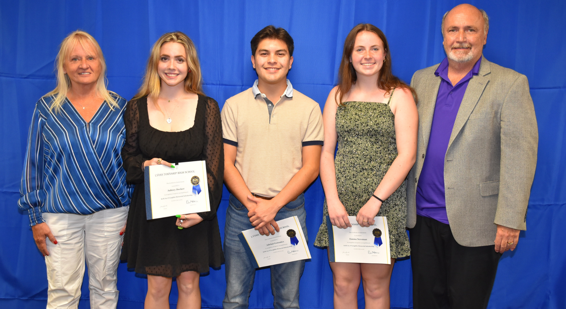 Announcing KJO Memorial Scholars from Lyons Township HS for 2022