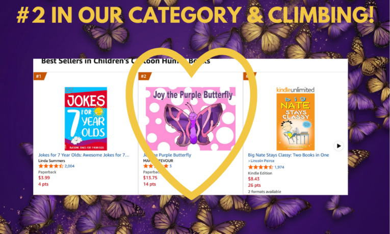 Joy Takes Flight: The “Butterfly Blitz” Hits #2 in our category!